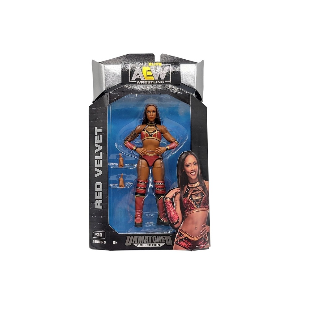 Jazwares AEW Unmatched Collection Series 5 Red Velvet Unisex 6 Inch‎ Figure New
